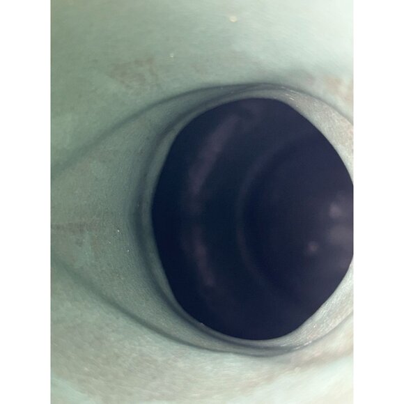 Savoy China 24 Kt Gold Mid-Century Speckled Pottery Pitcher Vase Green 12" Decor - Picture 11 of 11